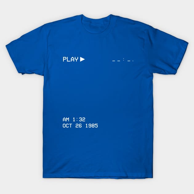 VCR Press Play T-Shirt by Sudburied